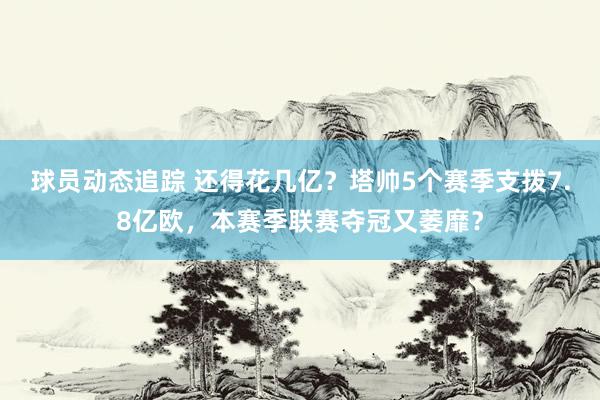 球员动态追踪 还得花几亿？塔帅5个赛季支拨7.8亿欧，本赛季联赛夺冠又萎靡？